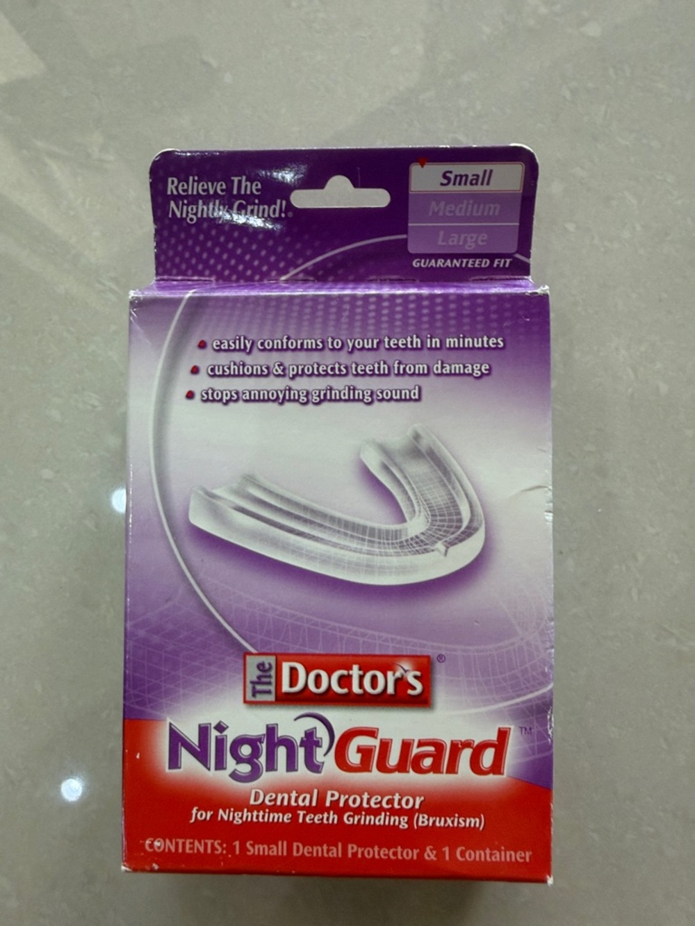 The Doctor's Night Guard Small - Purple and Red Dental Protector